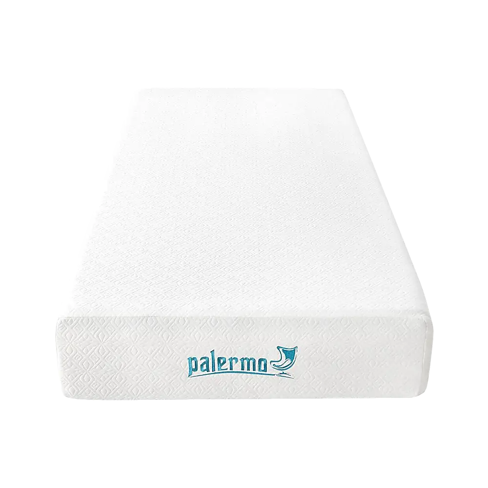 Palermo Single 25cm Gel Memory Foam Mattress - Dual-Layered - CertiPUR-US Certified - Furniture > Mattresses