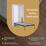 Palermo Single Size Wall Bed Diamond Edition - Furniture > Bedroom > Beds & Bed Frames