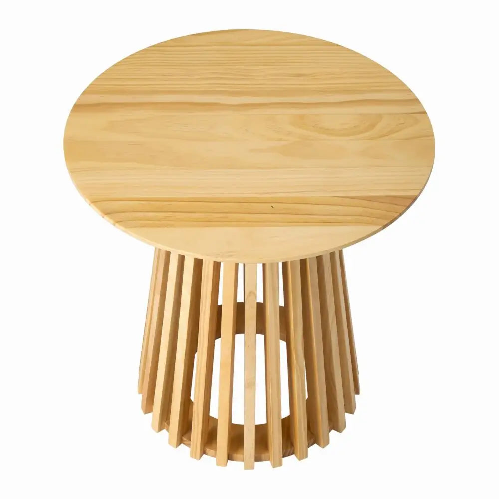 Palmer Timber Tally Natural Side Table - Furniture > Living Room > Side Tables