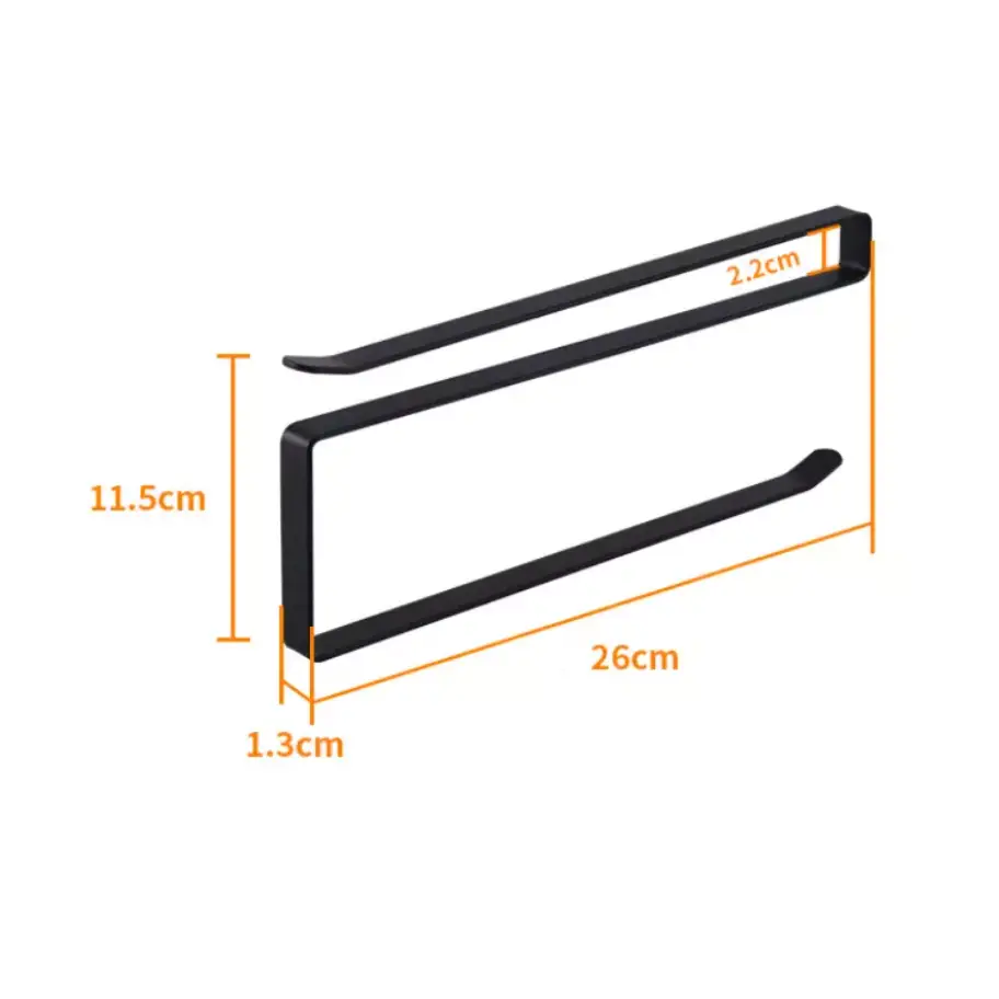 Paper Roll Holder Black - Home & Garden > Storage