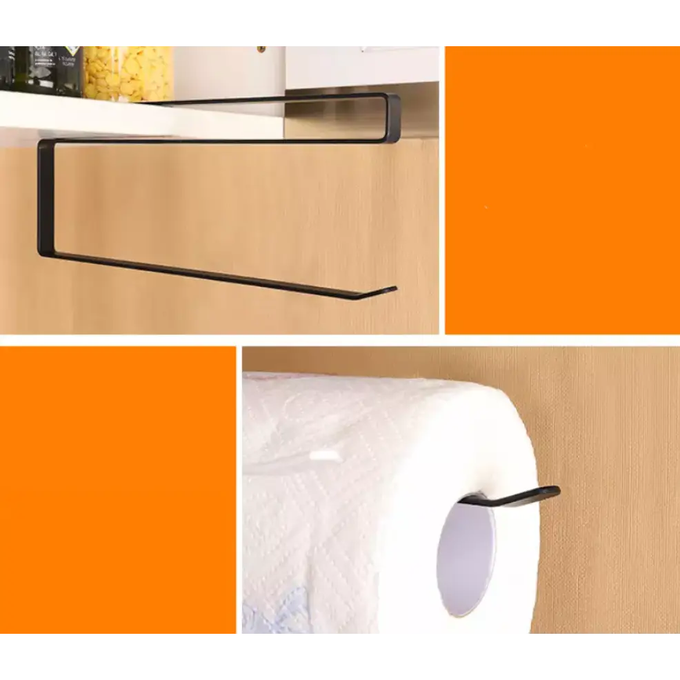 Paper Roll Holder Black - Home & Garden > Storage