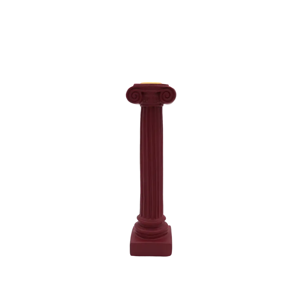Parthenon Candle Holder red - Home & Garden > Decor