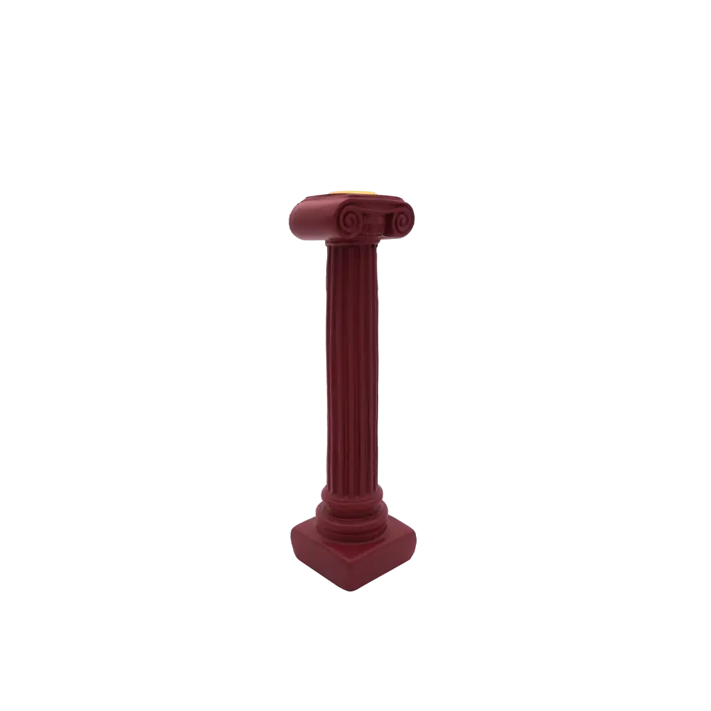 Parthenon Candle Holder red - Home & Garden > Decor