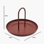 Parthenon Matte Burgundy Tray - Home & Garden > Decor