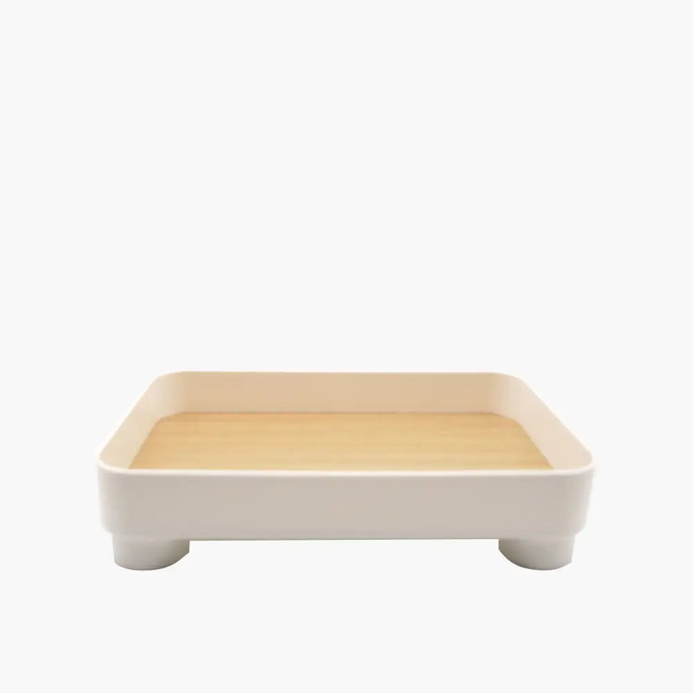 Parthenon White Square Tray - Home & Garden > Decor