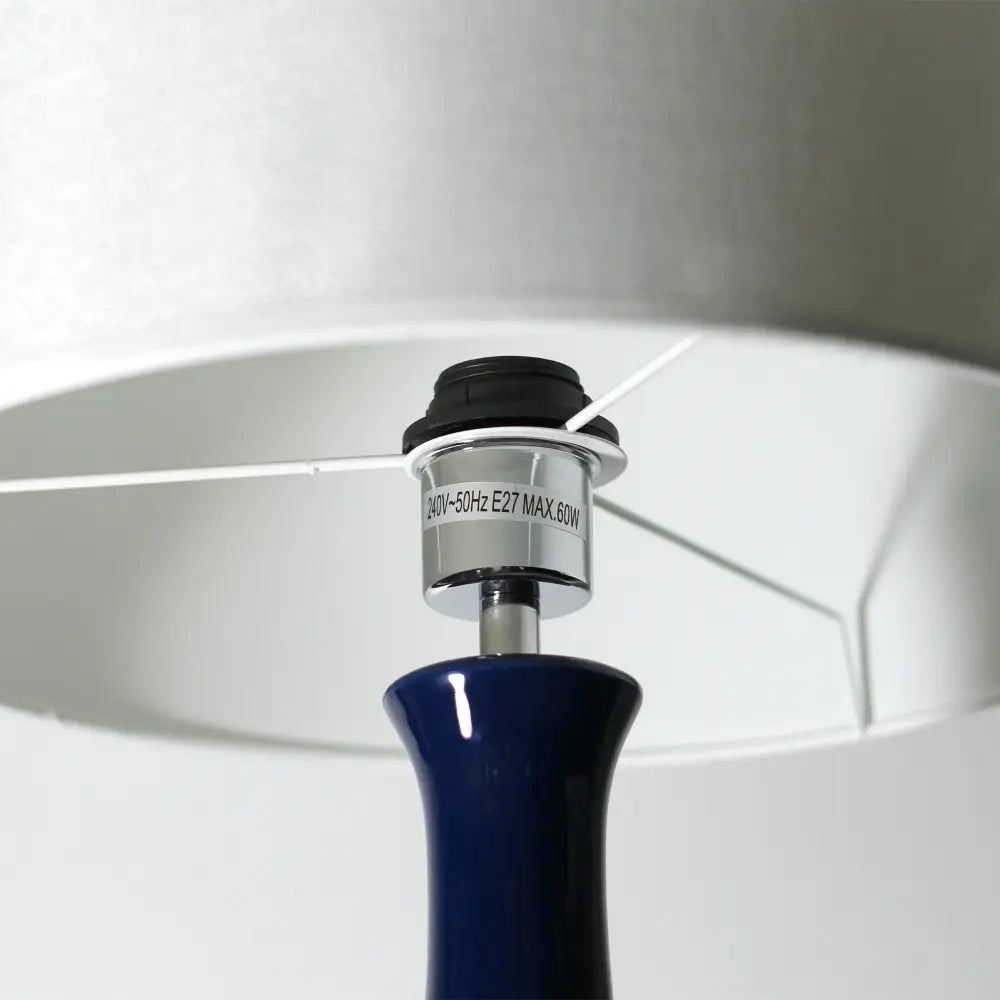 Pattery Barn Table Lamp - Blue - Home & Garden > Lighting