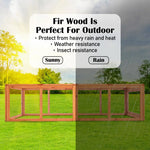 Paw Mate Chicken Coop Rabbit Hutch Extension Run 180 x 90 x 48cm Runey - Pet Care > Coops & Hutches > Coop & Hutch