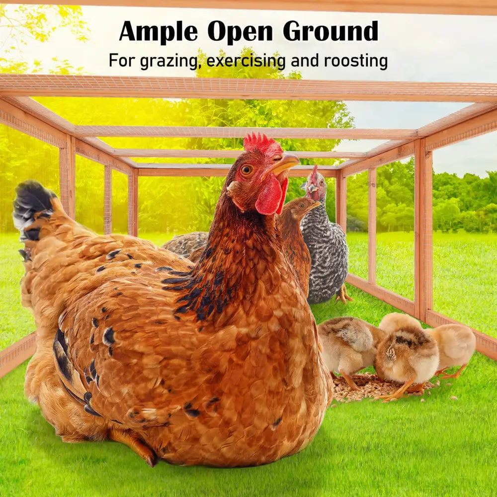 Paw Mate Chicken Coop Rabbit Hutch Extension Run 180 x 90 x 48cm Runey - Pet Care > Coops & Hutches > Coop & Hutch