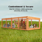 Paw Mate Chicken Coop Rabbit Hutch Extension Run 180 x 90 x 48cm Runey - Pet Care > Coops & Hutches > Coop & Hutch