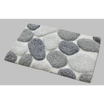 Pebble 3D Design Tufted Soft Pile Bathmat - 50x80 - Home & Garden > Rugs