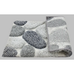 Pebble 3D Design Tufted Soft Pile Bathmat - 50x80 - Home & Garden > Rugs