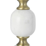 PEBBLE MARBLE AND ALUMINUIM HAND MADE SIDE TABLE - Furniture > Living Room > Side Tables