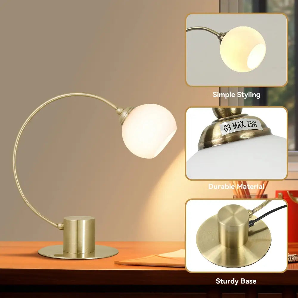 Penelope Touch Table Lamp - Antique Brass - Home & Garden > Lighting > Table Lamps