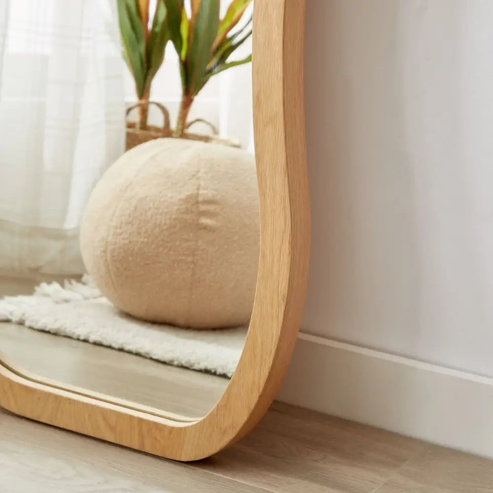 Penny Natural Modern Mirror - Home & Garden > Decor > Mirrors