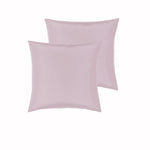 PepperMIll Satin European Pillowcases (Pair) CORAL - Home & Garden > Bedding