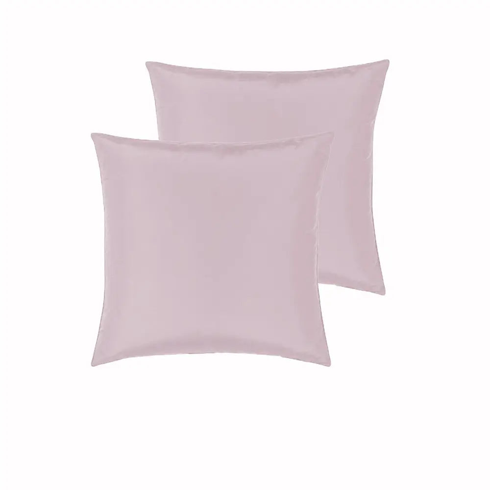 PepperMIll Satin European Pillowcases (Pair) CORAL - Home & Garden > Bedding