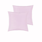 PepperMIll Satin European Pillowcases (Pair) PINK - Home & Garden > Bedding