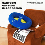 Pet Calming Bed Warm Soft Plush Round Cat Dog Nest Comfy Sleeping Gesture Bed - Pet Care > Dog Supplies > Dog Beds