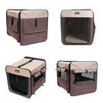 Pet Carrier Bag Soft Dog Crate Cage Kennel Tent House Foldable Portable Car Bed Navy Blue 46x38x41CM - Pet Care > Cat