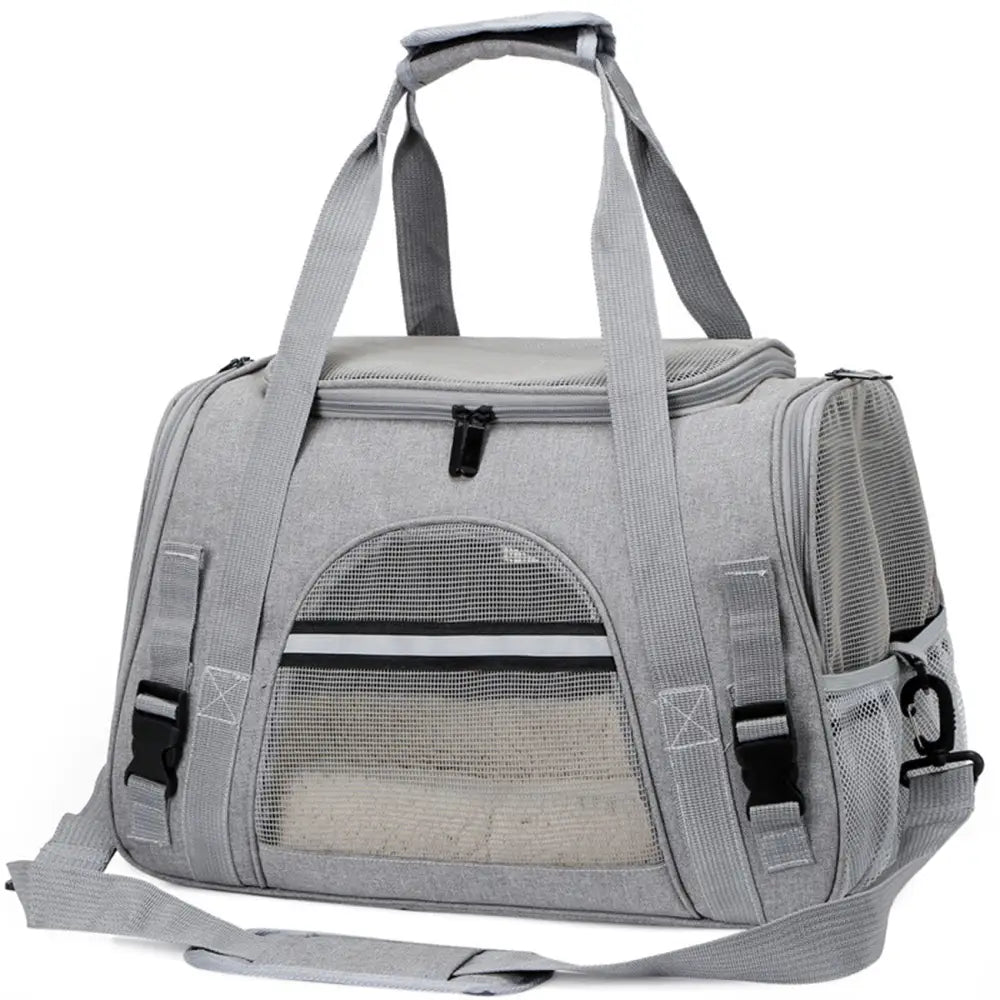 Pet Carrier Bag Travel Bag for Cats and Small Dogs Cozy Bed Shoulder Strap - Pet Care > Cat Supplies > Cat Carriers &