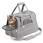 Pet Carrier Bag Travel Bag for Cats and Small Dogs Cozy Bed Shoulder Strap - Pet Care > Cat Supplies > Cat Carriers &