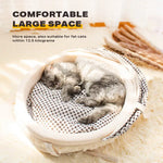 Pet Cat Calming Bed Cuddle Soft Warm Plush Cave Sleeping Nest Tent Pet House - Pet Care > Dog Supplies > Dog Beds