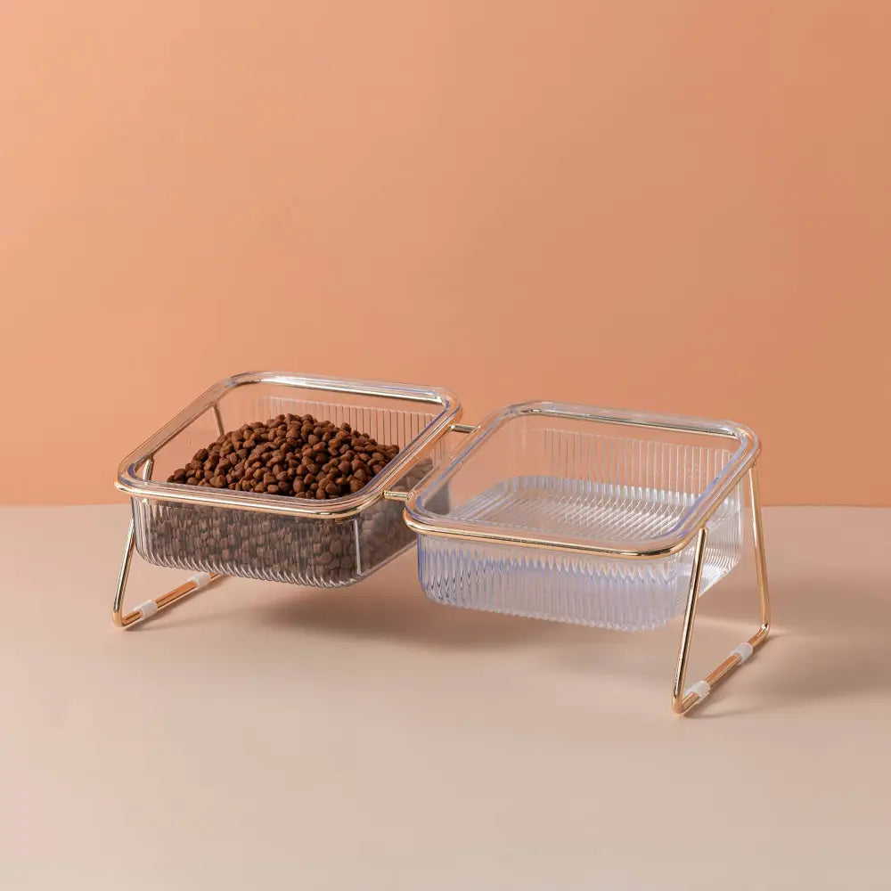 Pet Dog Cat Puppy Food Water Bowls Feeding Dishes 2 Large Bowl Dishwasher Safe - Pet Care > Dog Supplies > Dog Bowls