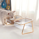 Pet Dog Cat Puppy Food Water Bowls Feeding Dishes 2 Large Bowl Dishwasher Safe - Pet Care > Dog Supplies > Dog Bowls