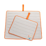 Pet Dog Cooling Mat Non-Slip Travel Roll Up Cool Pad Bed Outdoor L BEIGE - Pet Care > Dog Supplies > Dog Beds