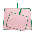 Pet Dog Cooling Mat Non-Slip Travel Roll Up Cool Pad Bed Outdoor M PINK - Pet Care > Dog Supplies > Dog Beds