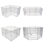 Pet Playpen Foldable Dog Cage 8 Panel 24in - Pet Care > Dog Supplies > Dog Playpens & Gates