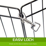 Pet Playpen Foldable Dog Cage 8 Panel 30in - Pet Care > Dog Supplies > Dog Playpens & Gates