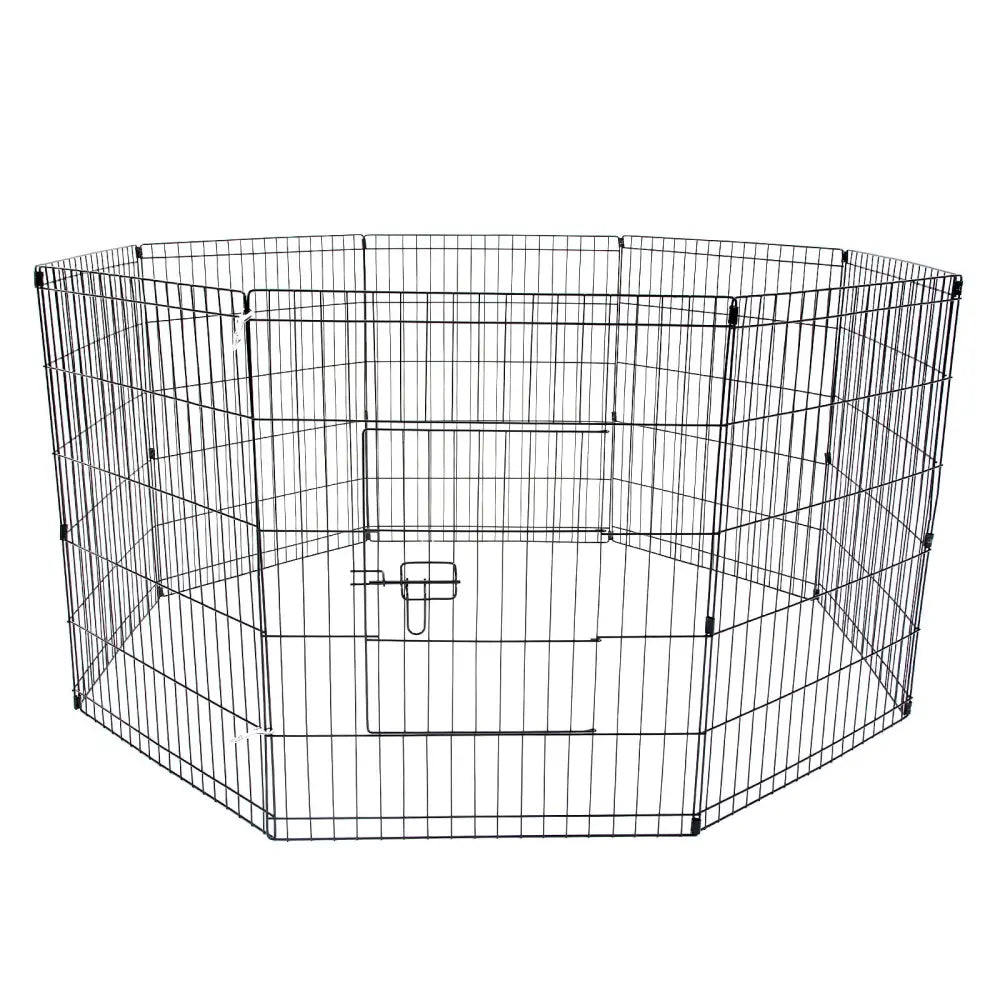 Pet Playpen Foldable Dog Cage 8 Panel 36in - Pet Care > Dog Supplies > Dog Playpens & Gates