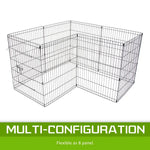 Pet Playpen Foldable Dog Cage 8 Panel 36in - Pet Care > Dog Supplies > Dog Playpens & Gates