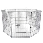 Pet Playpen Foldable Dog Cage 8 Panel 42in - Pet Care > Dog Supplies > Dog Playpens & Gates