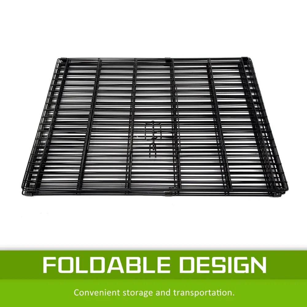 Pet Playpen Foldable Dog Cage 8 Panel 42in with Cover - Pet Care > Dog Supplies > Dog Playpens & Gates