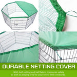 Pet Playpen Foldable Dog Cage 8 Panel 42in with Cover - Pet Care > Dog Supplies > Dog Playpens & Gates
