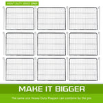 Pet Playpen Heavy Duty Foldable Dog Cage 8 Panel 32in - Pet Care > Dog Supplies > Dog Playpens & Gates