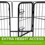 Pet Playpen Heavy Duty Foldable Dog Cage 8 Panel 32in - Pet Care > Dog Supplies > Dog Playpens & Gates