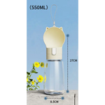 Pet portable outdoor water cup milk coffee color 8.5 * 27CM - Pet Care > Cat Supplies > Cat Bowls Feeders & Waterers