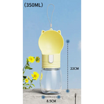 Pet portable outdoor water feeding cup milk yellow 8.5 * 22CM - Pet Care > Cat Supplies > Cat Bowls Feeders & Waterers