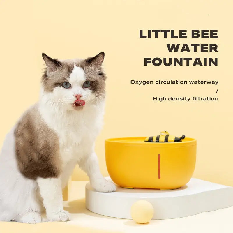 Pet Water Fountain Cat Dog Automatic Electric Sensor Drink Dispenser Filter - Pet Care > Dog Supplies > Dog Bowls