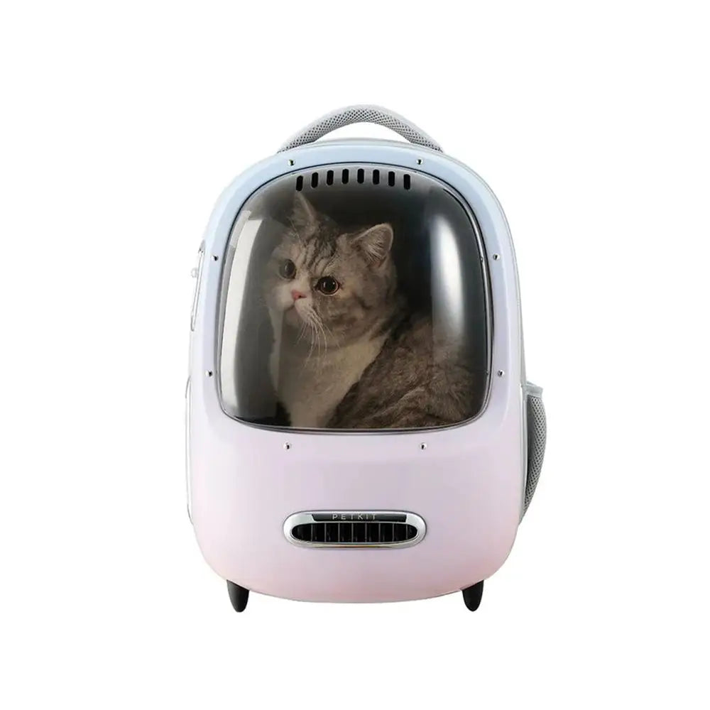PETKIT Breezy 2 - Smart Cat Backpack - Pink - Pet Care > Cat Supplies > Cat Carriers & Crates