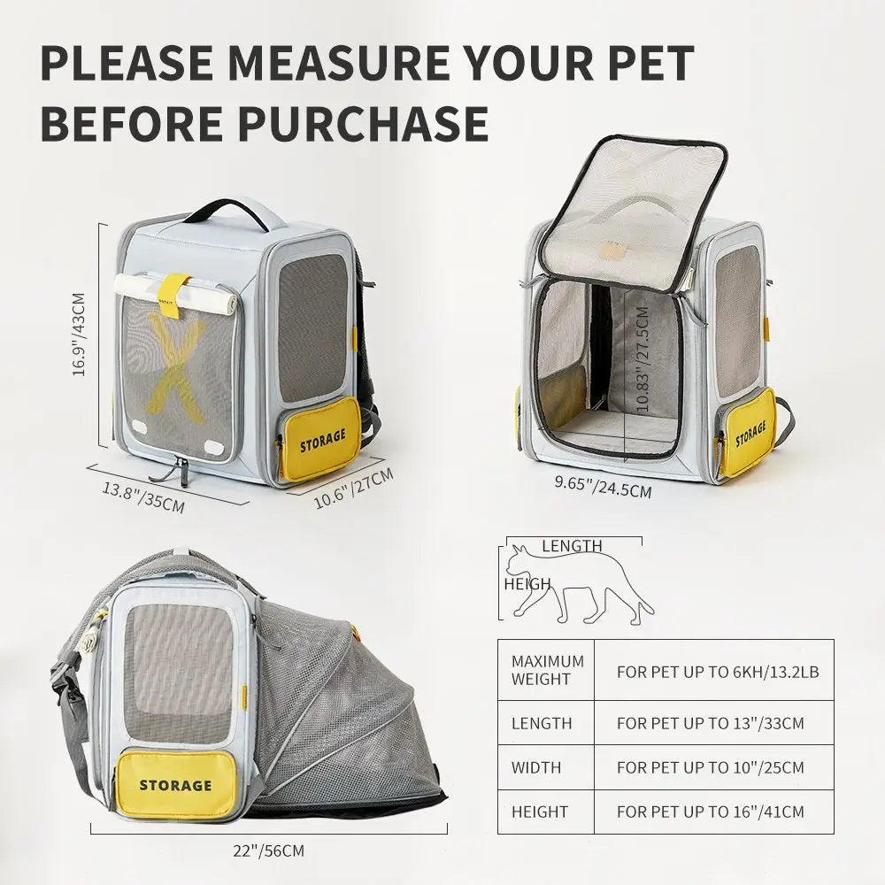 PETKIT Breezy xZONE Pet Carrier - Blue - Pet Care > Cat Supplies > Cat Carriers & Crates