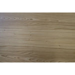Petunia Dining Table 210cm Elm Timber Wood Black Metal Leg - Natural - Furniture > Dining