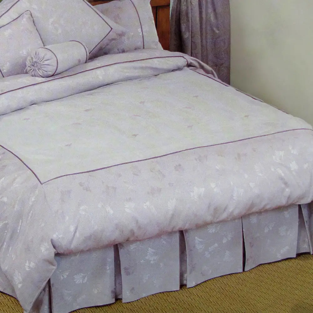 Phase 2 Sophia Lilac Jacquard Valance King - Home & Garden > Bedding