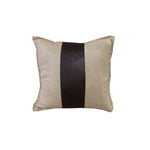 Phase 2 Studio Faux Suede/Faux Leather Square Cushion Cover 40 x 40 cm - Home & Garden > Bedding