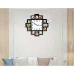 Photo Frame Clock Picture Collage 12-P Display Wall Clock Photowall Home Décor - Home & Garden > Decor