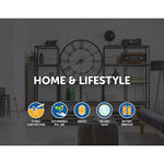 Photo Frame Clock Picture Collage 12-P Display Wall Clock Photowall Home Décor - Home & Garden > Decor