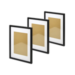 Photo Frames Collage Black A3 Picture Frame Wall Set Home Decor 3PCS - Home & Garden > Decor